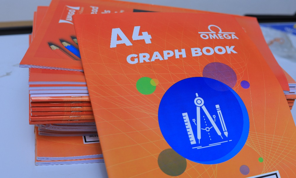 Omega A4 Graph Book - A One Manufacturing Industry Ltd