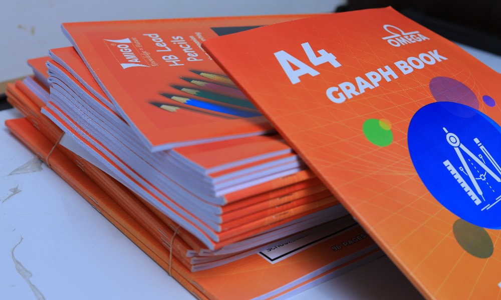 Omega A4 Graph Book - A One Manufacturing Industry Ltd