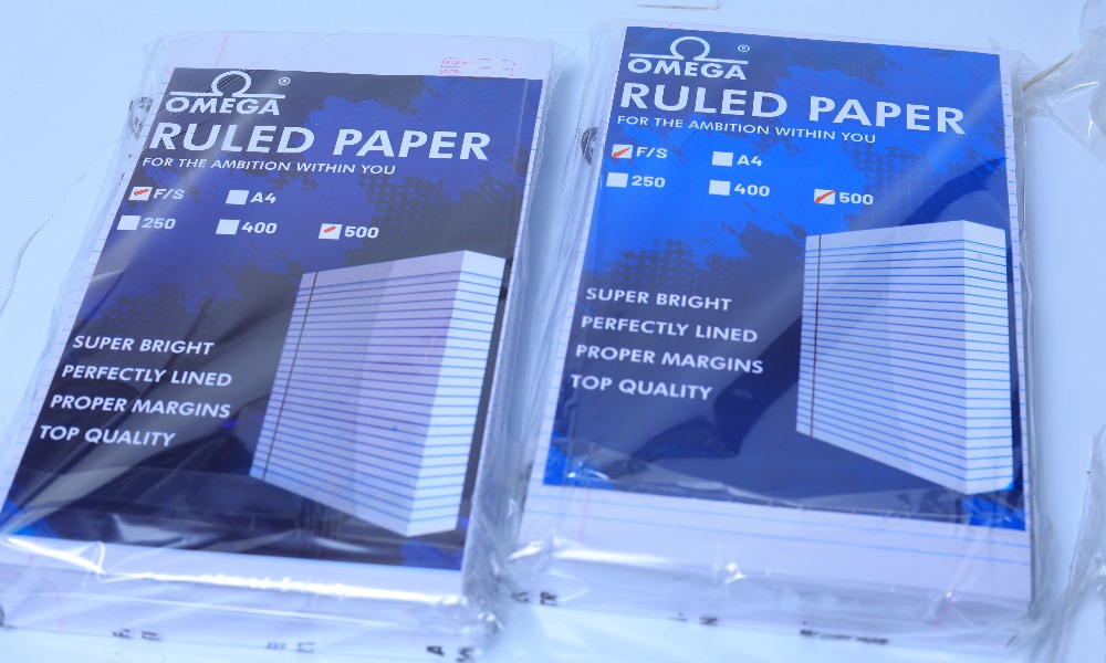 Omega Ruled Paper - A One Manufacturing Industry Ltd